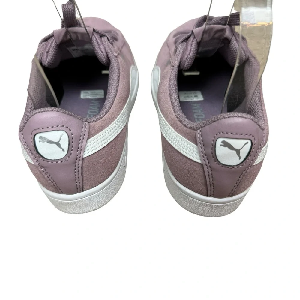 Puma Women's Vikky Classic Low-Top Sneakers Elderberry Suede US Size 8